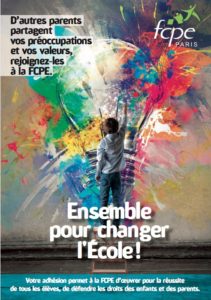 affichette FCPE Paris 2017